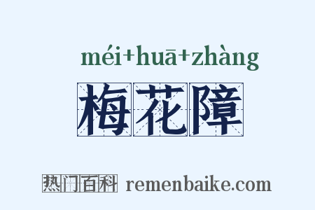 梅花障是什么意思的图片